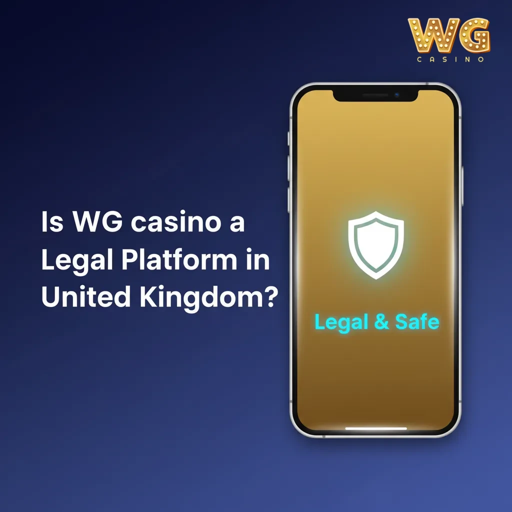 WG Casino legal in UK: Gambling Commission licence badge, verified tick, and icons for limits, GAMSTOP, 24/7 support.