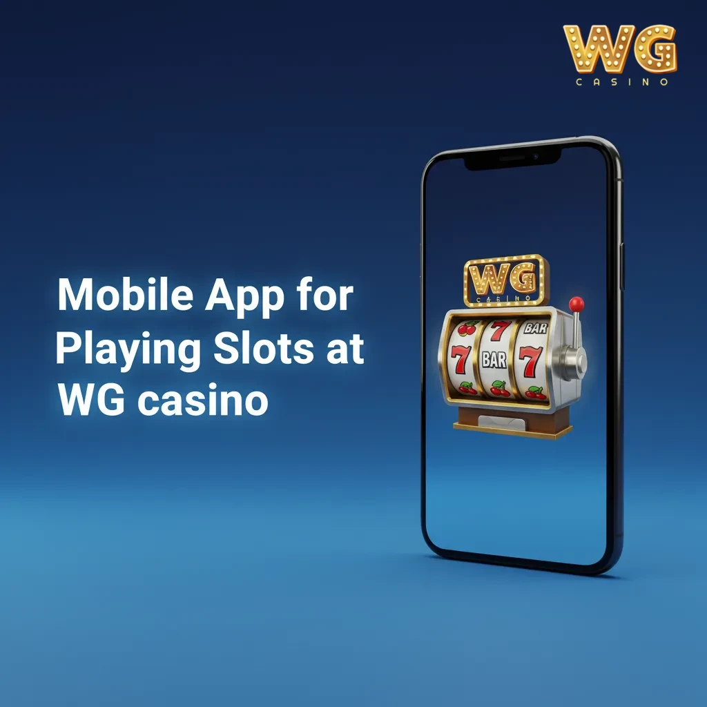 Phone displaying WG Casino slots app: slot grid, provider/RTP filters, balance, deposit, and Spin control.
