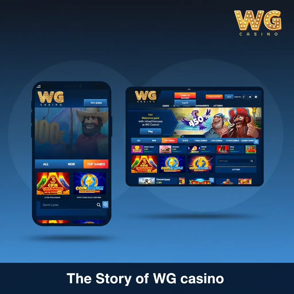 WG Casino banner showing UK Gambling Commission licence, verifiable details, clear promos, safer gambling, faster payouts