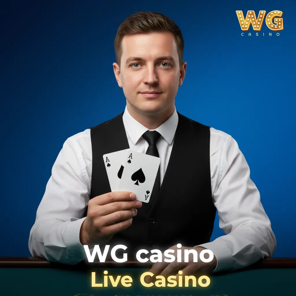 WG casino live lobby with dealers, HD streams for Lightning Roulette, blackjack, baccarat, Crazy Time, Monopoly Live.