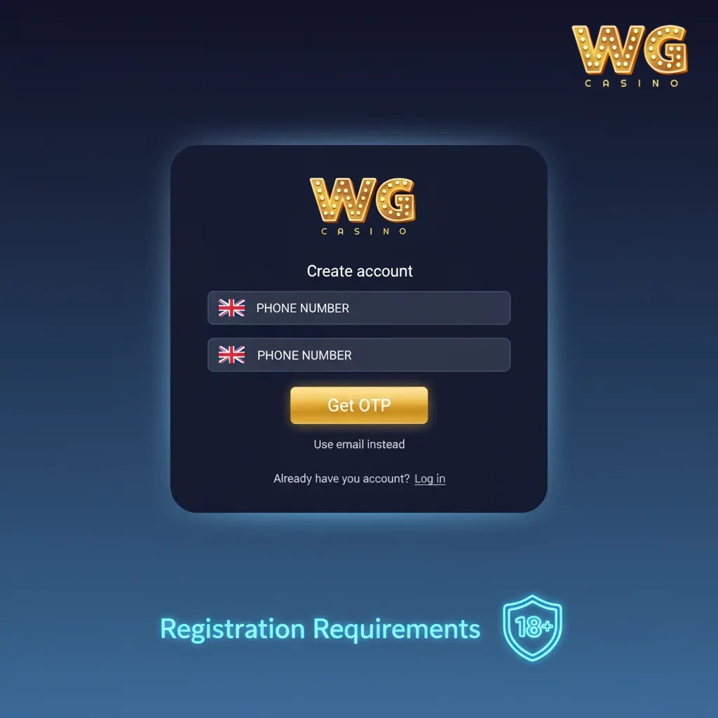Infographic: UK gambling signup rules—18+ in GB, ID and address proof, own payment method, one account, geolocation checks