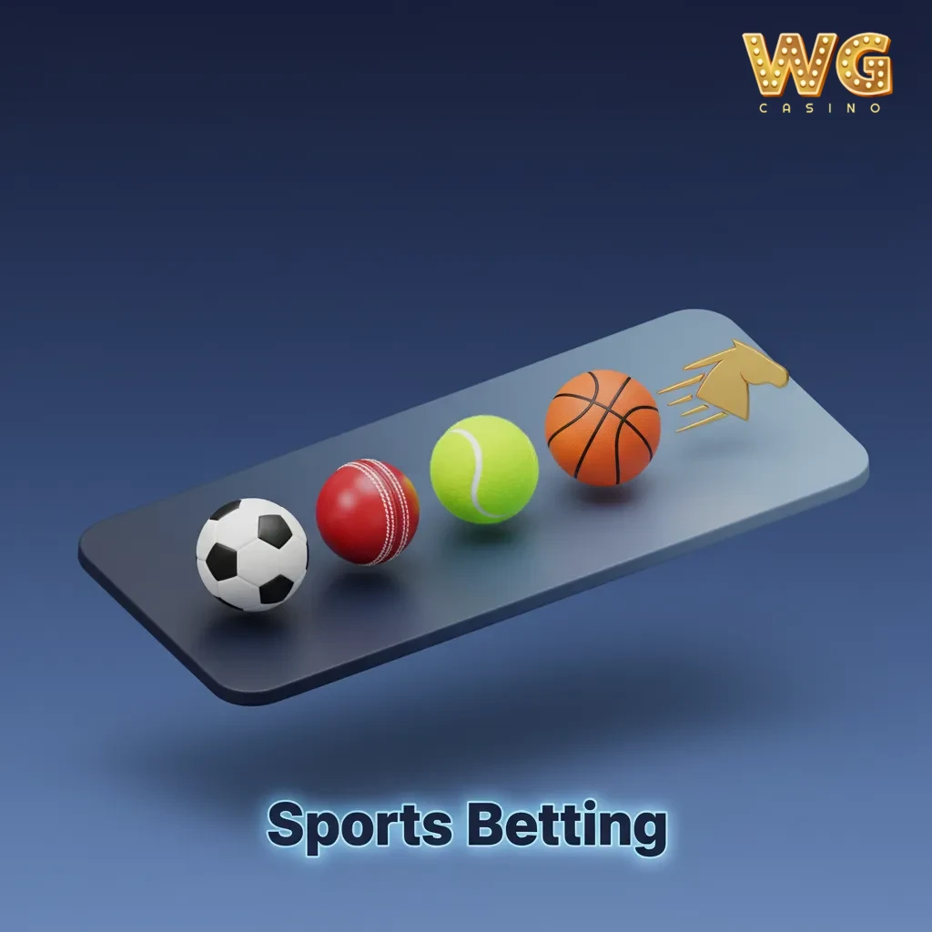 WG Casino sports betting: 35+ sports inc. football & horse racing, in-play markets, cash out on selected lines.