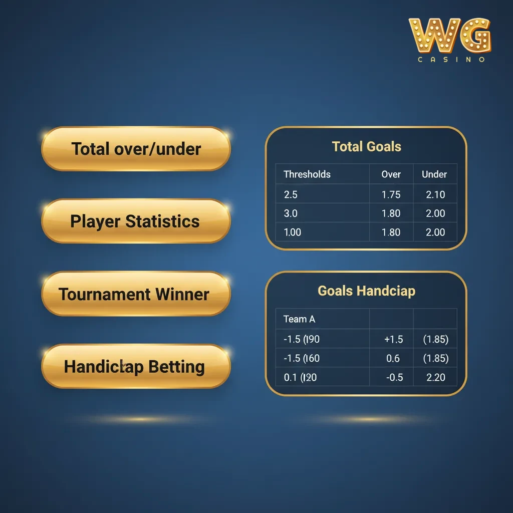 Infographic titled 'Types of Bets' explains Single, System, Express; balancing risk and payout.
