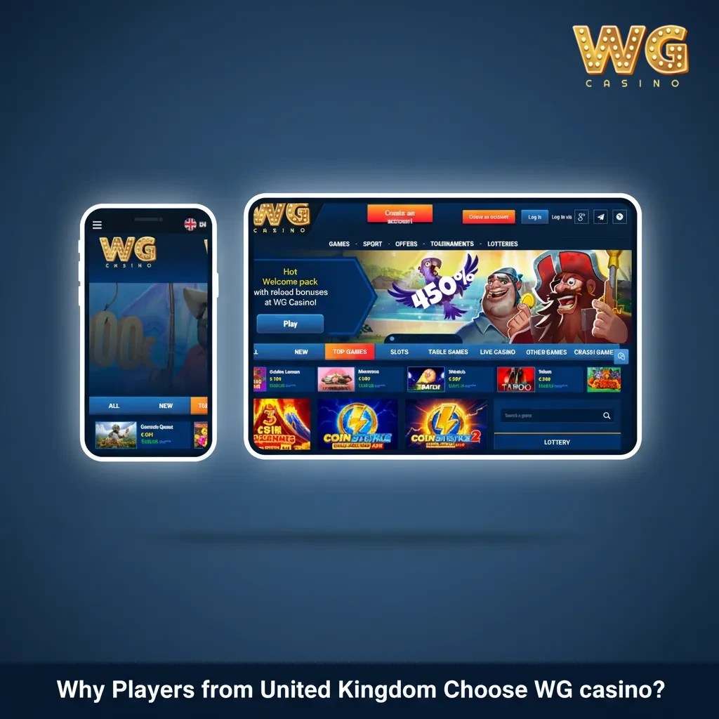 Why UK players choose WG Casino: fast payouts, UK sports, trusted studios, mobile-first, safer play tools, clear terms.