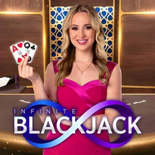 Infinite Blackjack live with unlimited seats on WG casino UK from Evolution.