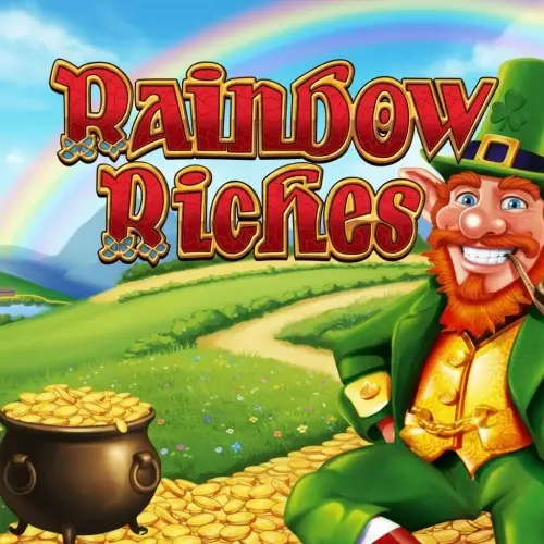 Rainbow Riches slot with 95.00% RTP and Road to Riches bonus on WG casino UK.